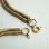 画像3: brass snake chain knot bracelet (3)