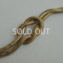 画像2: brass snake chain knot bracelet