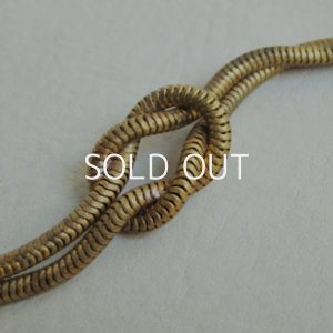 画像2: brass snake chain knot bracelet