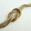 画像2: brass snake chain knot bracelet (2)