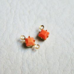 画像2: 10pcs 4mm SQ "Coral" 