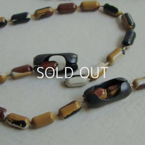 画像2: Camouflage painted oval ball chain
