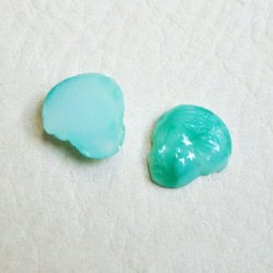 画像1: 14×13 Light Jade "Face" cabochon