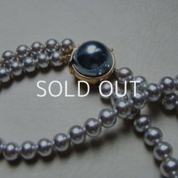 画像3: "M.H" 18mm charcoal pearl box clasp