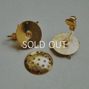 画像1: GP 18mm screen earring base