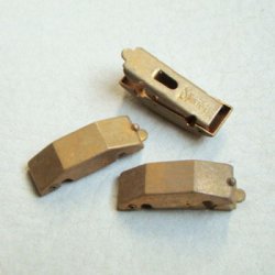 画像1: brass 8×24 "Sperry" fold over clasp