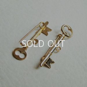 画像1: GP Skelton Key brooch finding