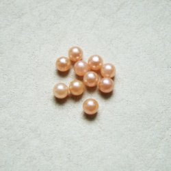 画像1: 10pcs 3mm No-hole pearl "Pink"