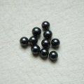 10pcs 4mm No-hole pearl "Black"