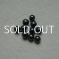10pcs 4mm No-hole pearl "Black"