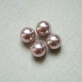 4pcs 8mm No-hole pearl "Lavender"