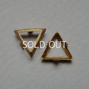 画像1: 11mm triangle OB fancy prong setting