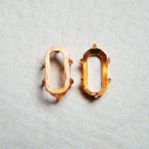 画像1: 10×5 octagon OB 6-prong setting