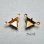 画像2: 2pcs dark brass 8mm triangle CB setting 2R (2)