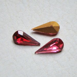 画像3: 2pcs 15×7 tear "Ruby"