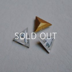 画像1: 10mm triangle "Crystal"