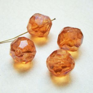 画像1: 3pcs 16mm Topaz AB lucite beads