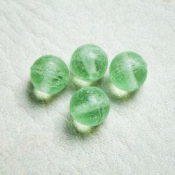 画像2: 4pcs 7mm frosted Pale Green rough beads 