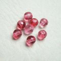 5pcs 5mm "Cranberry" beads