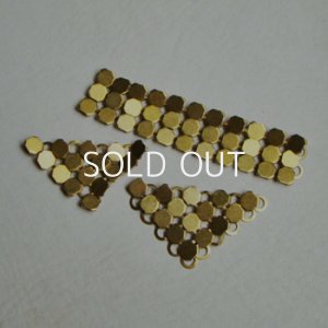 画像4: 17cm / 50mm brass mesh chain section