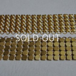 画像2: 17cm / 50mm brass mesh chain section