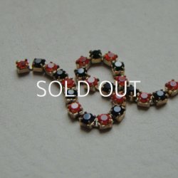 画像2: VSW 24pp "Jet／Hyacinth" rhinestone chain