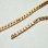 画像2: brass 3mm flat textured chain (2)