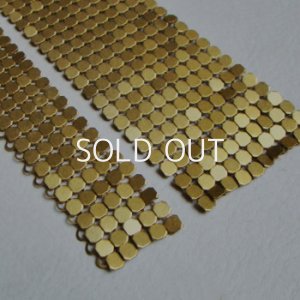 画像5: 17cm / 50mm brass mesh chain section