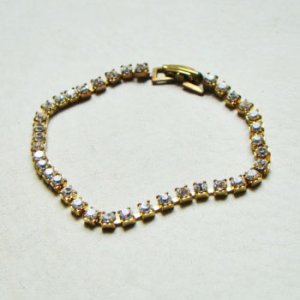 画像1: SW 3.5mm Crystal rhinestone bracelet