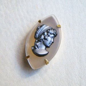 画像3: 27×15 navette frosted cabochon