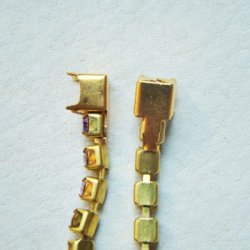 画像3: 2pcs brass 4mm chain end connector