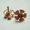 画像2: brass 5- petal flower earring base (2)