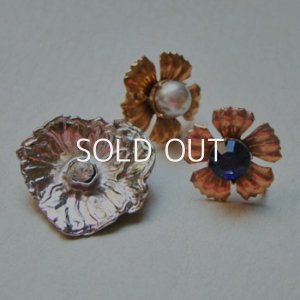 画像3: brass 5- petal flower earring base