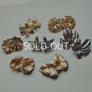 画像1: GP/ SP vintage earring base