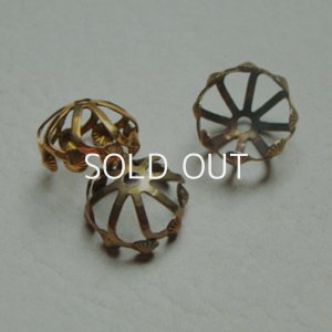 画像1: brass color fancy leg cap
