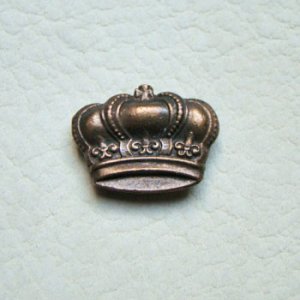 画像2: dark brass 20×15 Crown snap finding