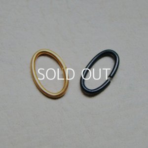 画像2: 3pcs matte black 13x7.8 OV jumpring