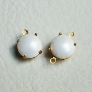 画像3: 48SS White pearlized cabochon