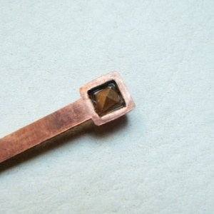 画像3: aged brass SQ loop bar stamping