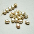 3pcs 8×6 oval Oyster baroque pearl