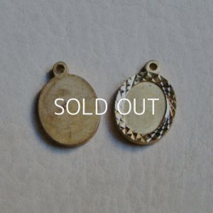画像1: 10×8 oval pendant setting