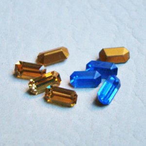 画像2: 4pcs VSW 8x4 octagon "Topaze Light"