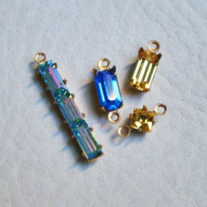 画像3: 4pcs VSW 8x4 octagon "Topaze Light"