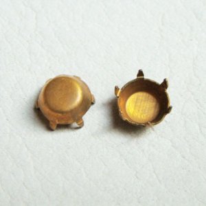 画像1: 2pcs 8mm 6-prong CB setting