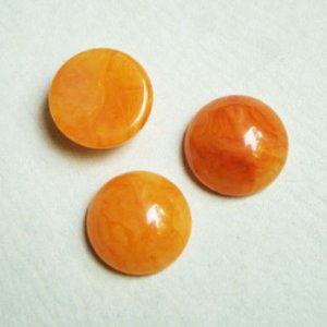 画像1: 20mm butterscotch plastic cabochon
