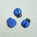 14x11 Ladybug cabochon "Blue"
