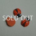 14x11 Ladybug cabochon "Orange"