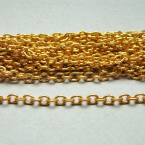画像1: GP aluminum 5×4mm cable chain