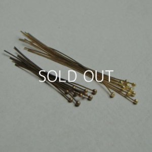 画像2: 10pcs brass 60mm ball head pin