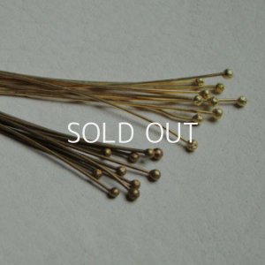画像3: 10pcs brass 60mm ball head pin